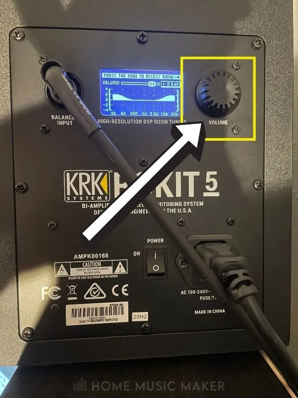 KRK Rokit Volume Dial