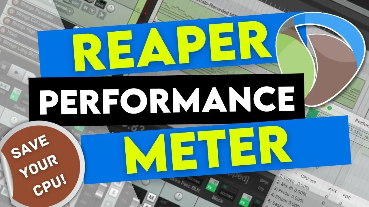 REAPER Performance Meter YouTube