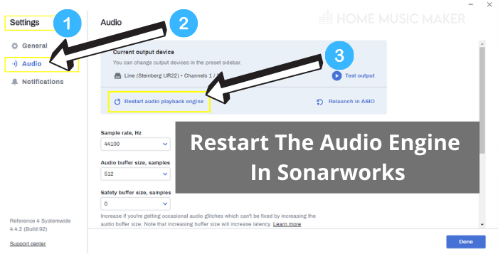 Restart The Audio Engine In Sonarworks