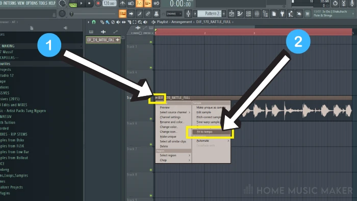 How To Sync Tempo In FL Studio with Fit to Tempo