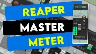 REAPER Master Meter