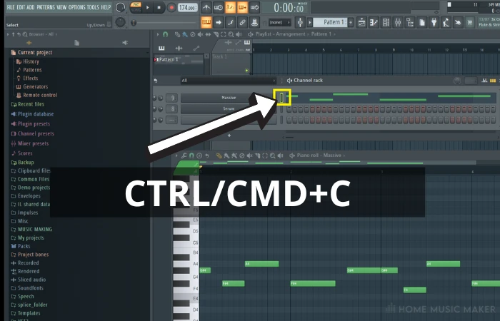 How Can I Copy And Paste Channel Rack Patterns in FL Studio Copying