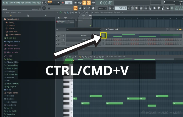 How Can I Copy And Paste Channel Rack Patterns in FL Studio Pasting
