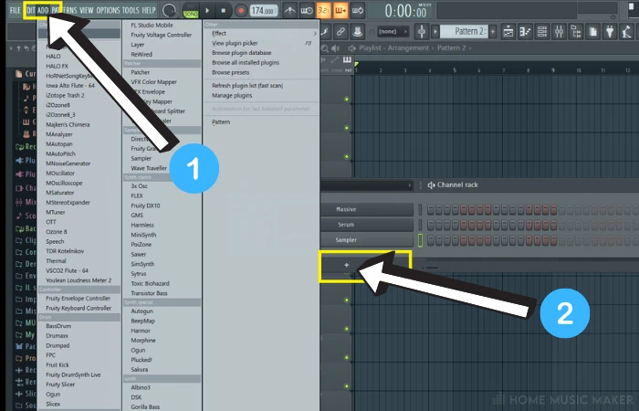 How Do I Add A New Channel Rack In FL Studio