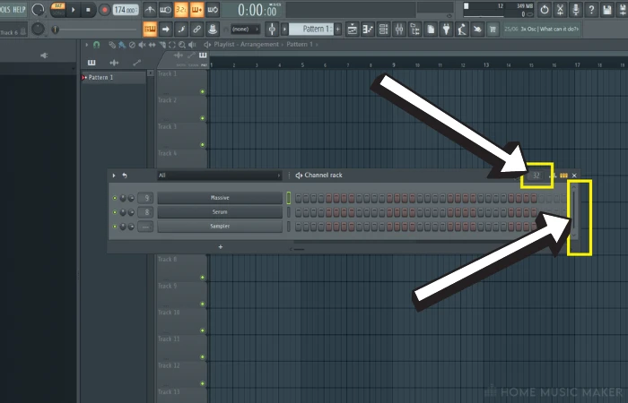 Resizing The Channel Rack In FL Studio