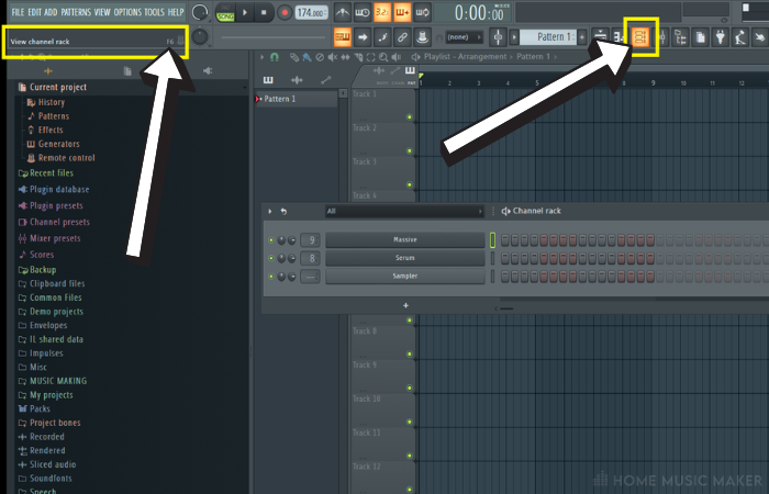Where Is The Channel Rack In FL Studio