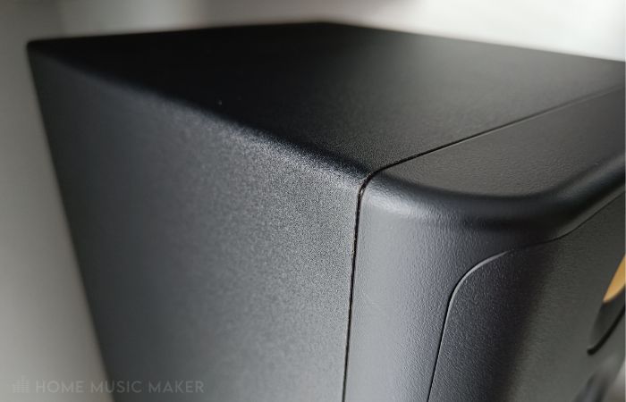 Close Up Of The Plastic Finish On A KRK Rokit