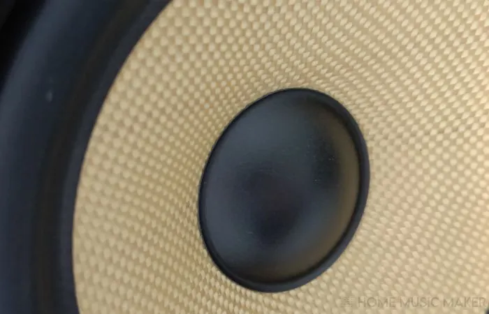 Close up of KRK Rokit Kevlar Speaker