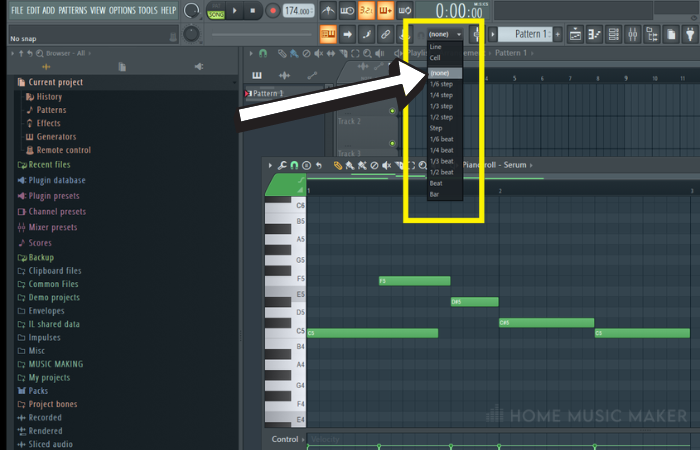 How Do I Turn On And Off Snap To Grid Tool In FL Studio