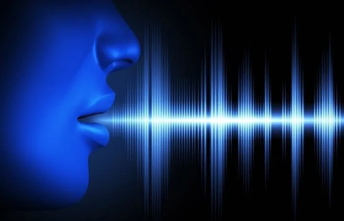 How the human voice sounds