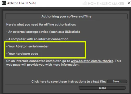 Ableton Live Hardware Code and Serial number