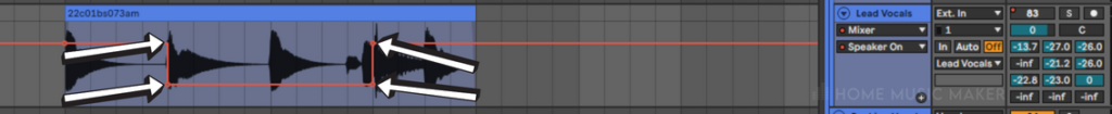 Adjust the Red Automation Line in Ableton