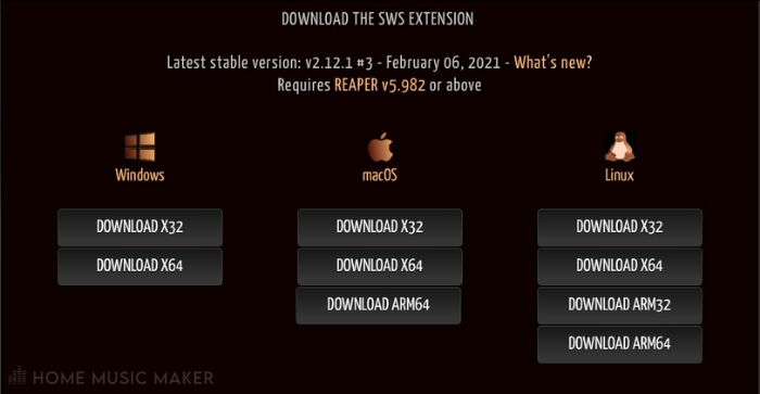 Download the SWS Extension