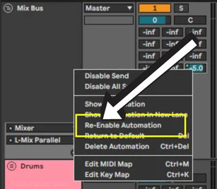 Re Enable Automation In Ableton