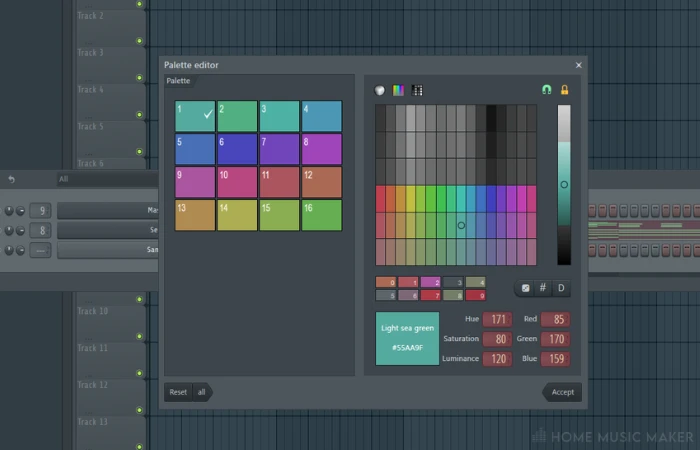FL Studio Palette Editor
