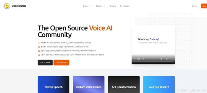 Uberduck Open Source AI Community
