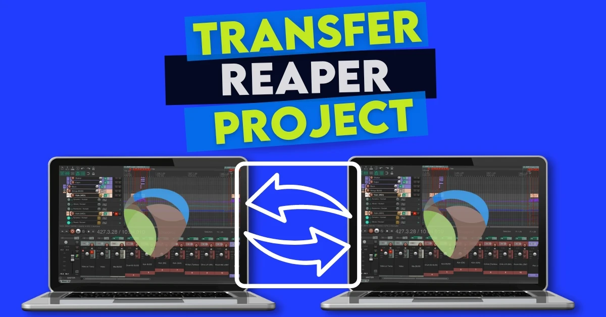 transfer reaper project to new computer