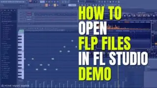 how to open flp files in fl studio demo
