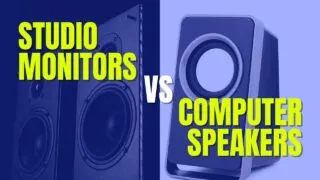 studio monitors vs computer speakers