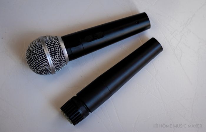 Photo Of A Shure SM57 And Shure SM58