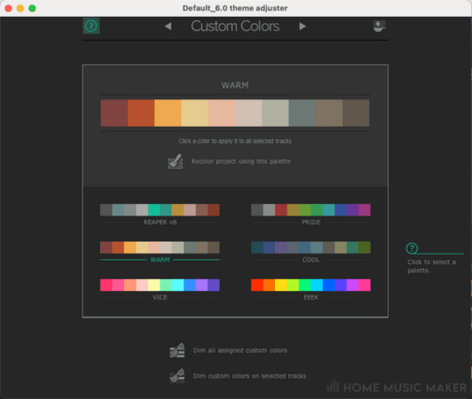 Theme Adjuster Menu
