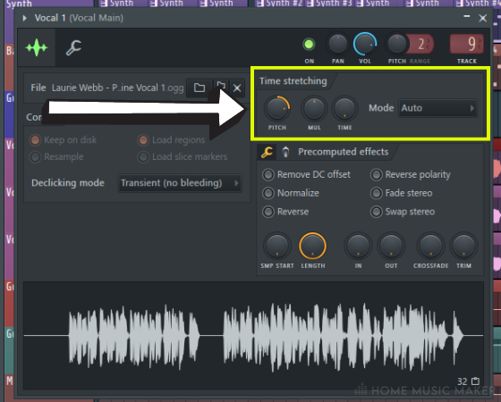 Changing The Pitch Of An Audio Clip